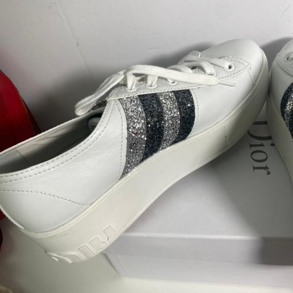 Miu Miu Sparkly Sneakers - Picture 4 of 8
